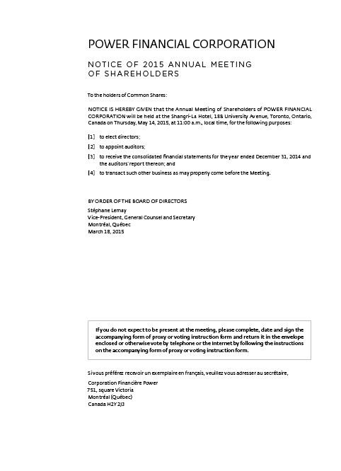 2015 Circular