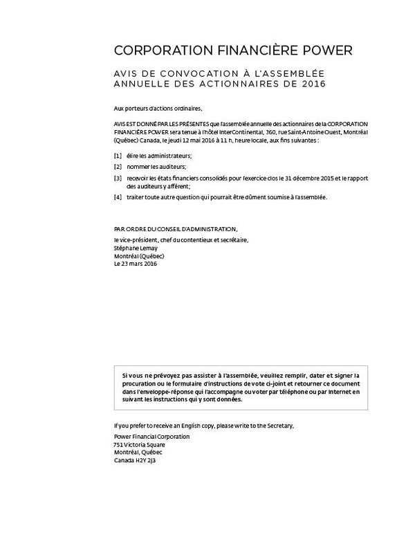 2016 Circular